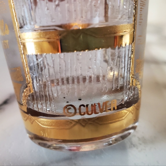 Arizona Textured Glass 22K Culver Gold Shot Glass - Picture 3 of 11